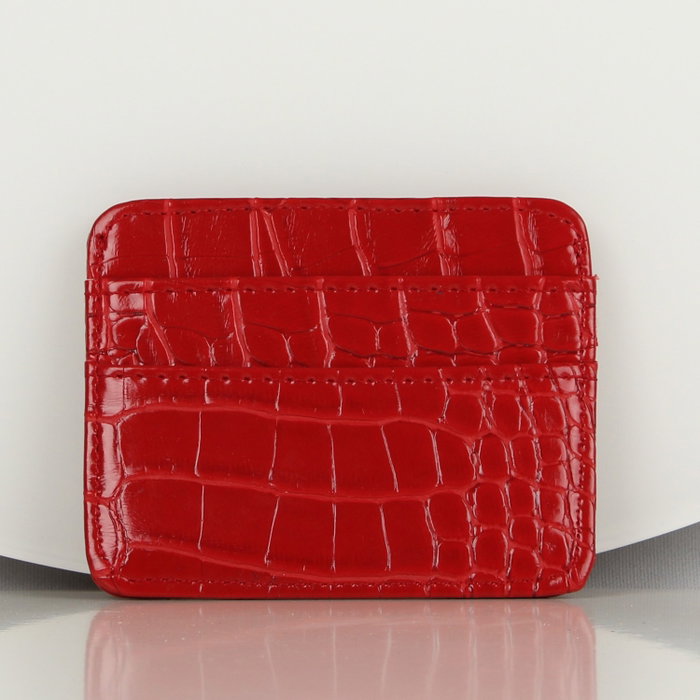 Zoozie Bags Cartera y Tarjetero de Piel Rojo
